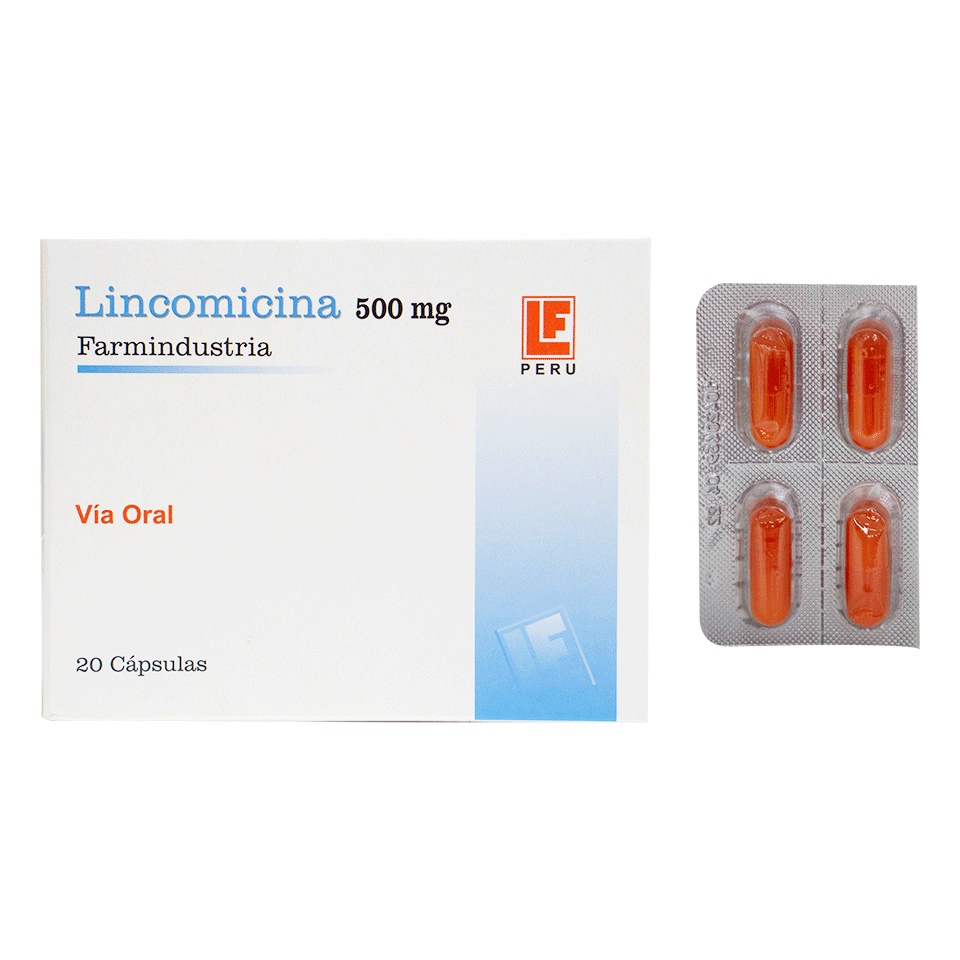 Lincomicina 500mg Cap X 20...venta X 1unidad: imagen 1