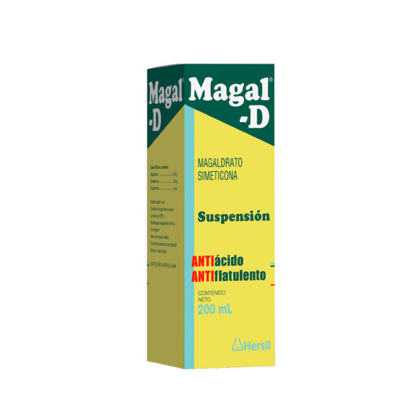 Magal-d Susp (magaldrato simeticona) cont.neto 200 Ml.....venta X 1unidad