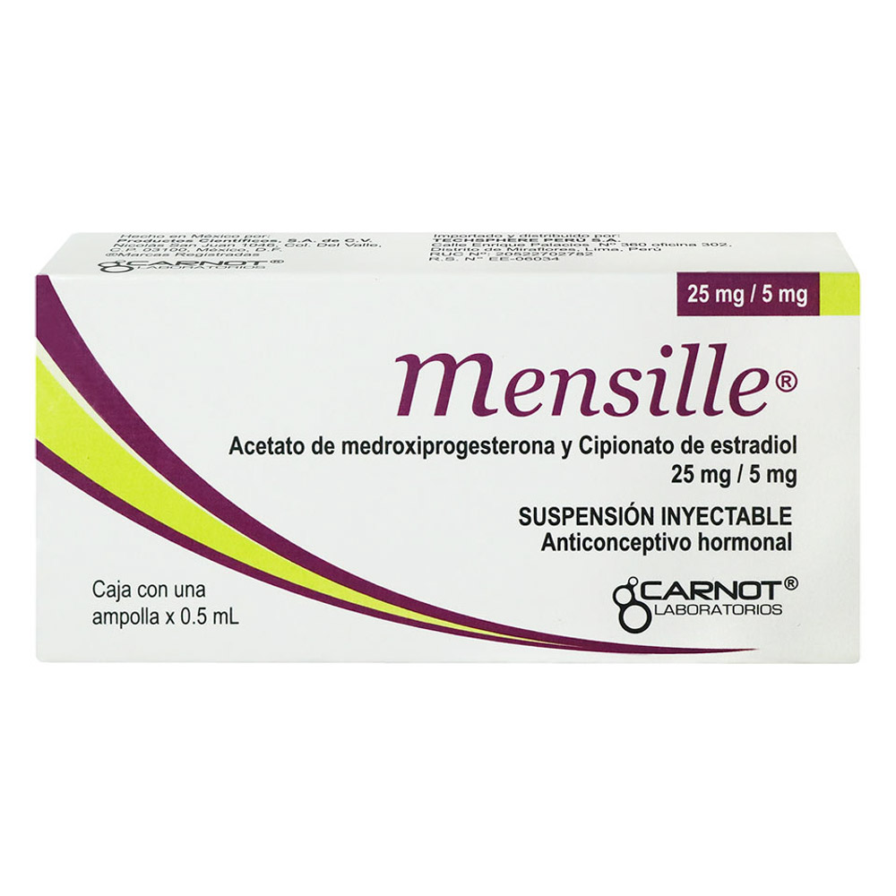 Mensille Inyectable X 1 Ampolla...venta X 1unidad: imagen 1