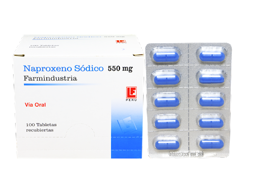 Naproxeno 550 Mg X 100 Tabletas...venta X 1unidad