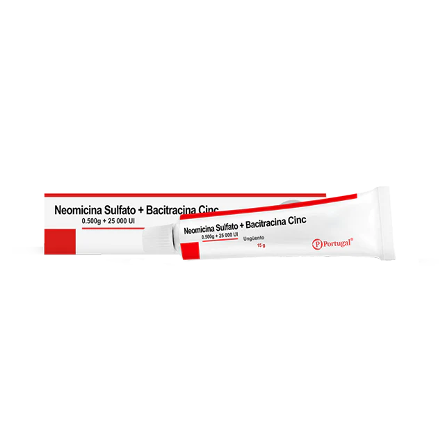 Neomicina Sulfato +bacitracinac Cinc cont neto 15 gr............venta X 1unidad: imagen 1