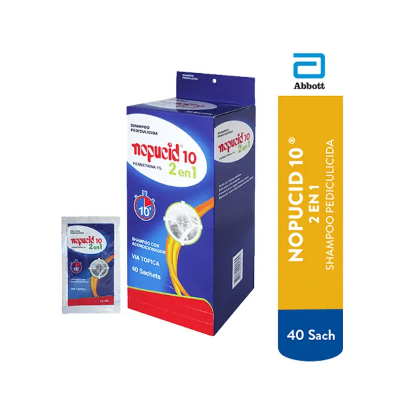 Nopucid 2 En 1(permetrina)...venta X 1unidad: imagen 1