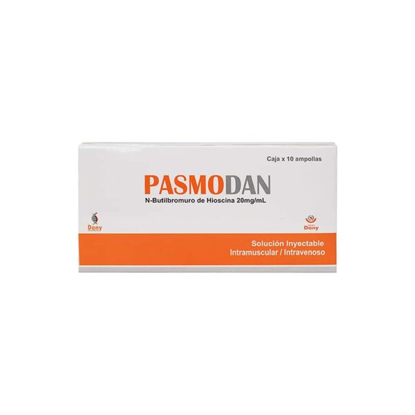 Pasmodan Ampolla (n-butilbromuro De Hiosina 20 Mg/ml...venta X 1unidad