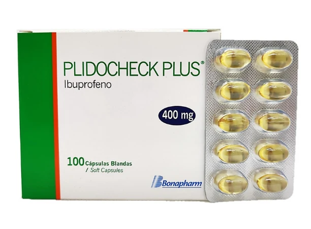 Plidocheck Plus (ibuprofeno)..............venta X 1unidad: imagen 1