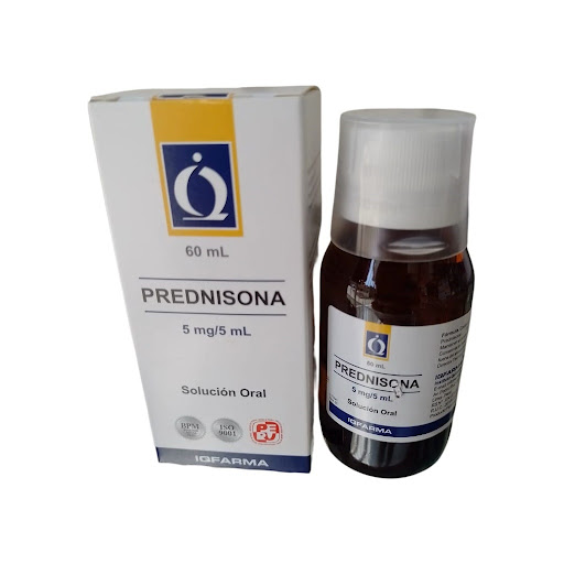 Prednisona Jarabe 5 Mg/5ml Cont.neto 60 Ml..........venta X 1unidad