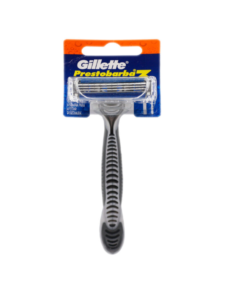 Prestobarba Triple Hoja Gillete Cont.neto 12 Unidades (afeitadora )...venta X 1unidad