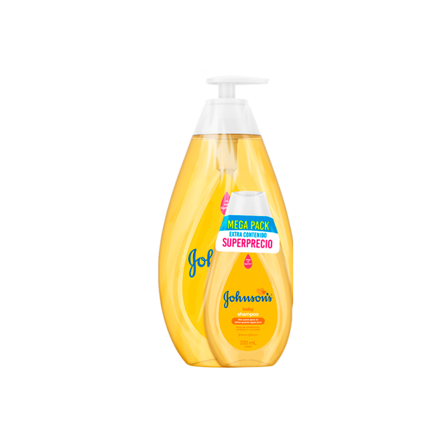 Shampoo  Johnson´s  Baby Original Cont.neto 750 Ml +shampoo  X 200 Ml...venta X 1 Pack: imagen 1
