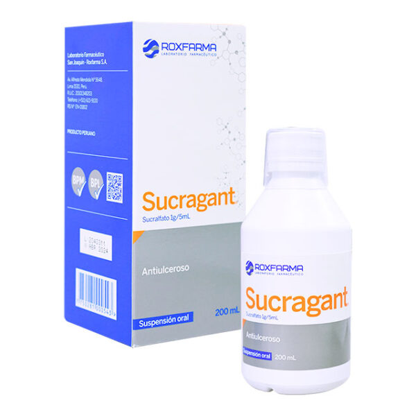 Sucragant Jarabe (sucralfato 1g/5ml)...venta X 1unidad