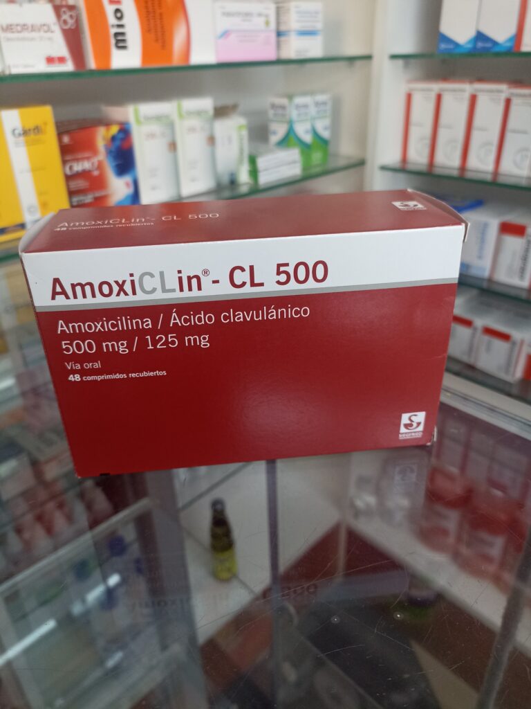Amoxiclin -cl 500 Mg/125mg (amoxicilina 500 mg +acido Clavulánico 125 mg)...venta X 1unidad