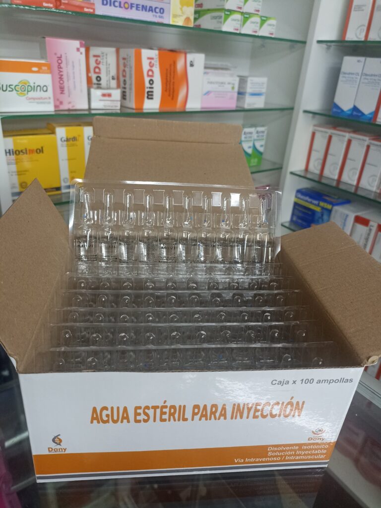 Agua Esteril Para Inyección...venta X 1unidad