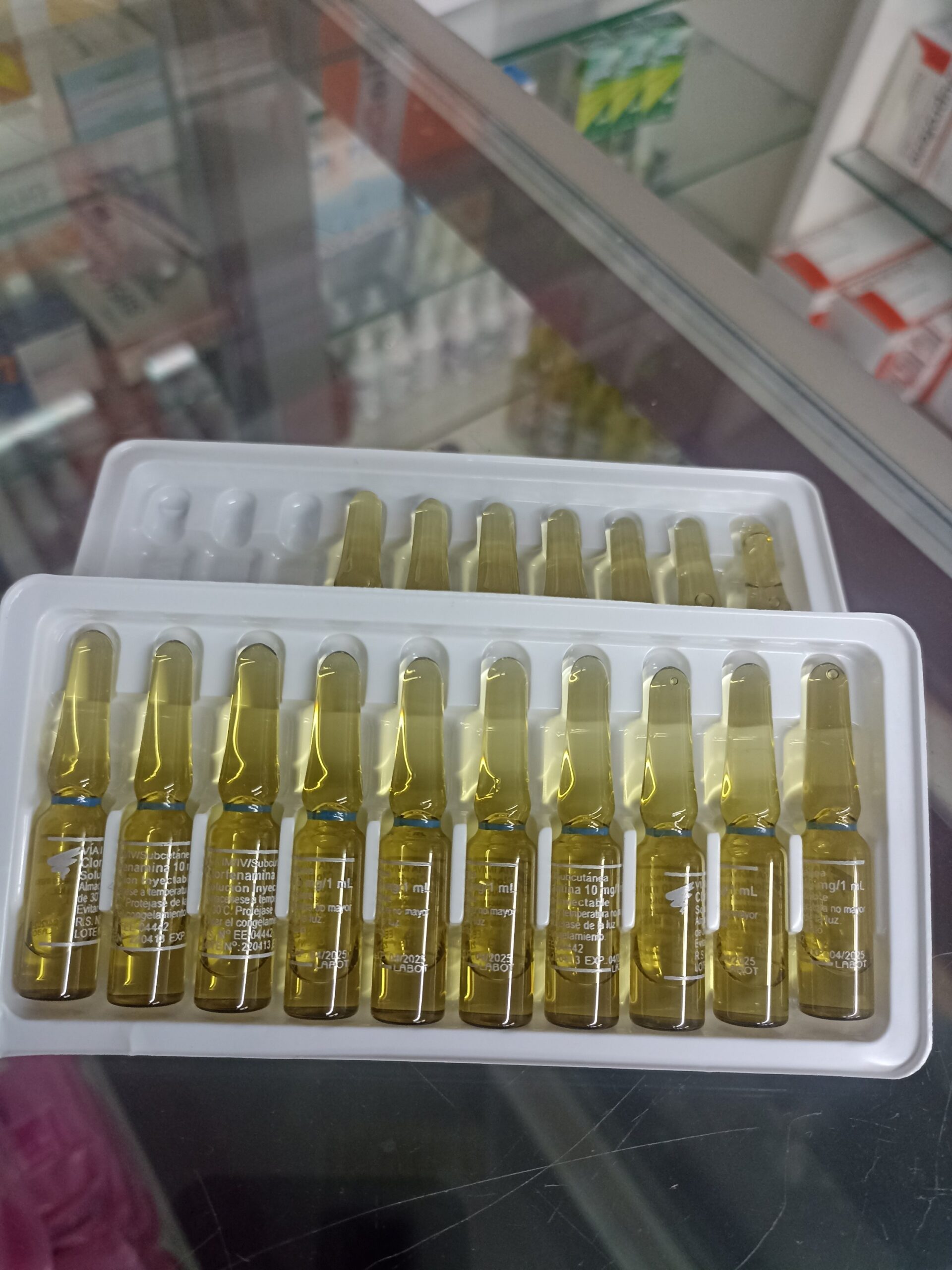 Clorfenamina maleato Ampolla 10mg/1ml...venta X 1unidad: imagen 1