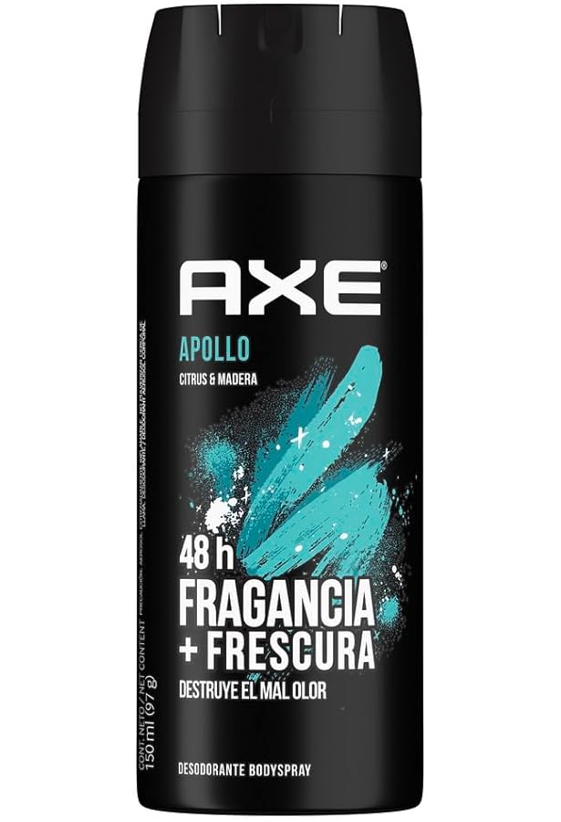 Desodorante Axe Spray Apollo (citrus & madera) Cont.neto150 Ml ... Venta X 1 Unidad: imagen 1