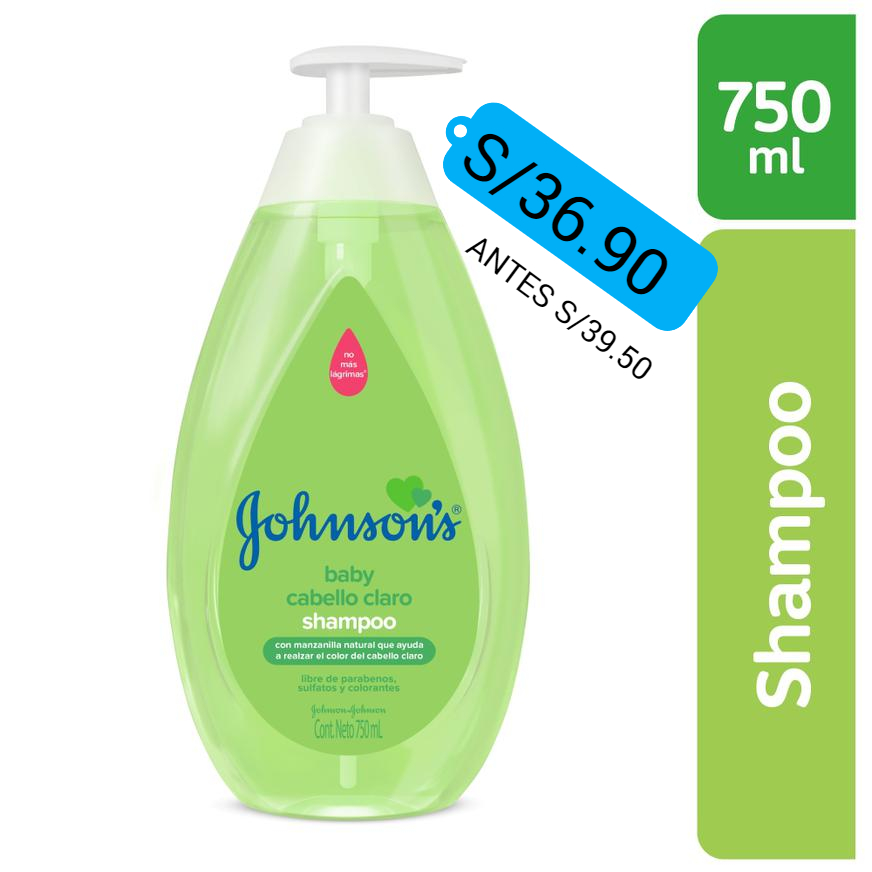 Shampoo Johnson´s Baby Manzanilla Cont.neto 750ml ...venta X 1unidad