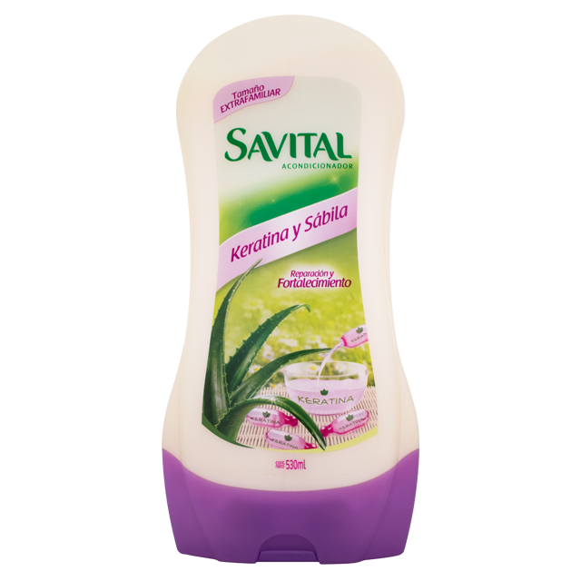 Acondicionador Savital Keratina Y Sábila Cont.neto 530 Ml.....................venta X Una Unidad: imagen 1