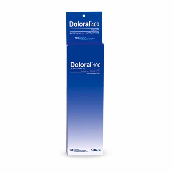 Doloral (ibuprofeno De 400 Mg)...............venta X Una Unidad