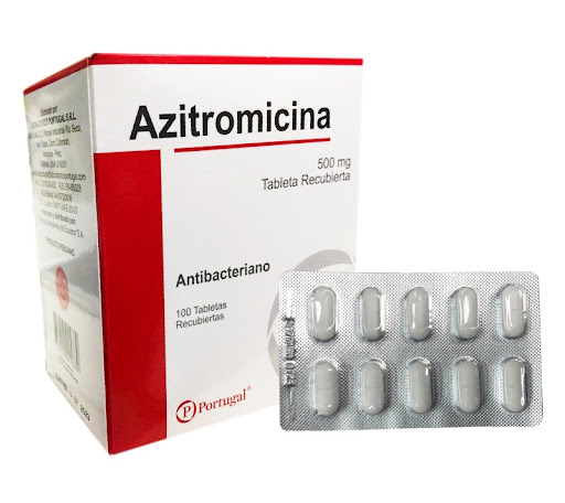 Azitromicina 500 Mg Tableta Recubierta Caja X 100 Tabletas............venta X Una Unidad