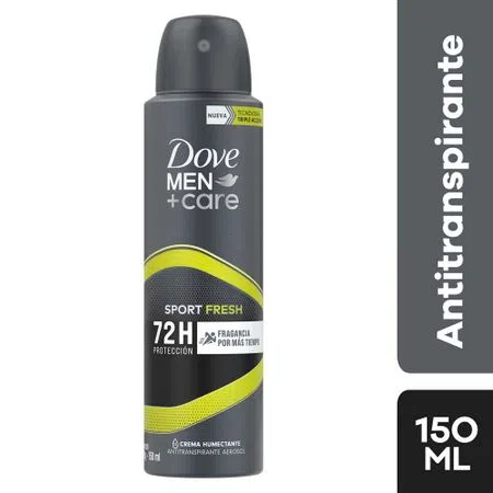 Desodorante Dove Spray Men+ Care Sport Fresh Cont.neto 150 Ml...............venta X Una Unidad