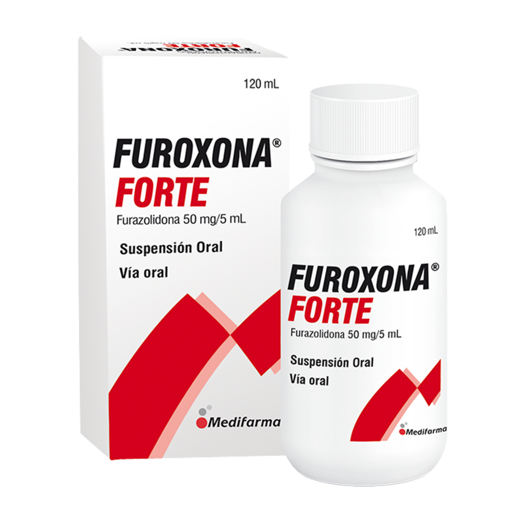 Furoxona Jarabe (furazolidona 16.66mg/5ml) Cont.neto 120 Ml..................venta X Una Unidad