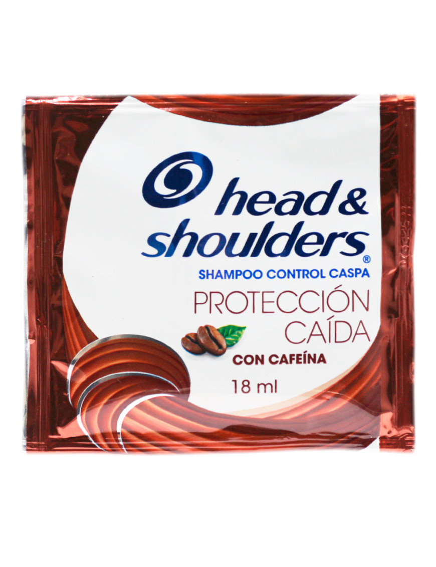 Shampoo Head & Shoulders En Sachet Protección Caída 18ml...............venta X Una Unidad: imagen 1