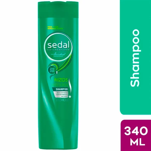 Shampoo Sedal Rizoz Definidos Cont.neto 340 Ml...venta X 1unidad