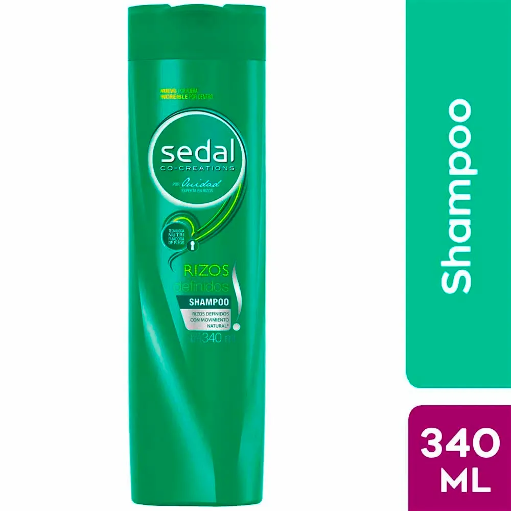 Shampoo Sedal Rizoz Definidos Cont.neto 340 Ml...venta X 1unidad: imagen 1