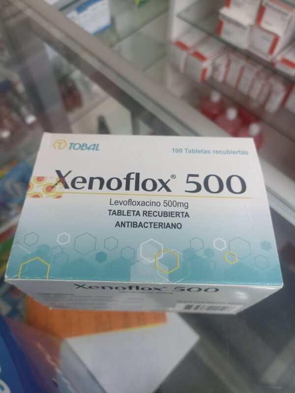 XENOFLOX 500 ( LEVOFLOXACINO) CAJA X 100 TABLETAS...venta x 1unidad