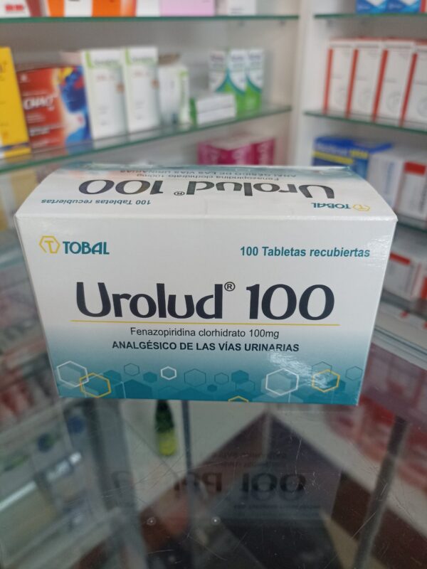 UROLUD 100 (FENAZOPIRIDINA) CAJA X 100 TABLETAS...venta x 1unidad