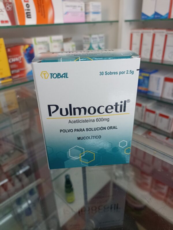 PULMOCETIL  600 MG (ACETILCISTEINA 600 MG)...venta x 1unidad