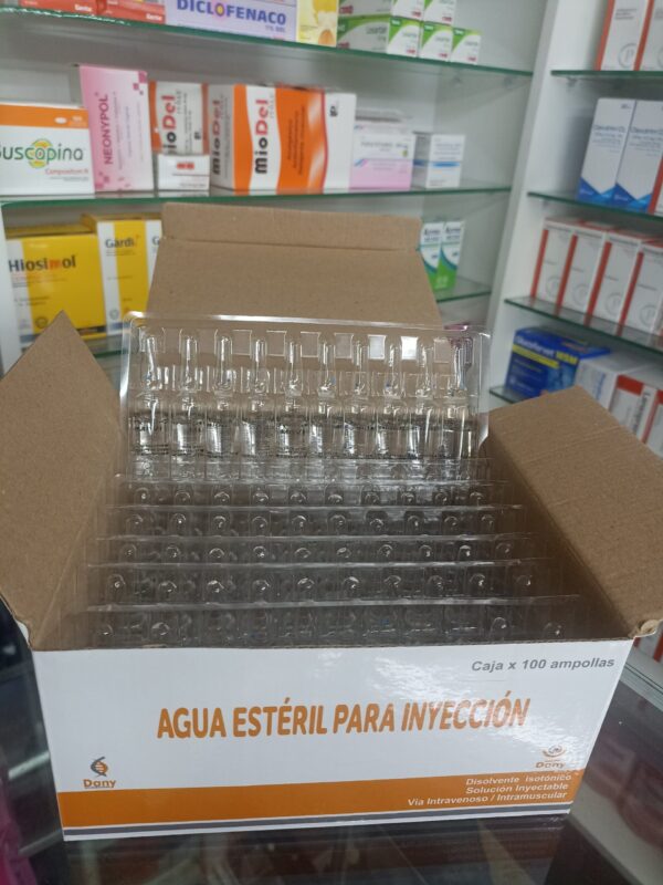 AGUA ESTERIL PARA INYECCIÓN...venta x 1unidad