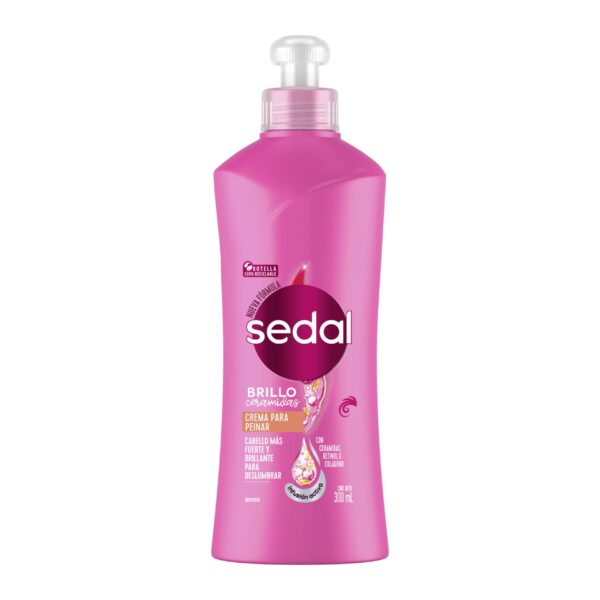 CREMA DE PEINAR SEDAL BRILLO CERAMIDAS CONT.NETO 300 ML ............venta x una unidad