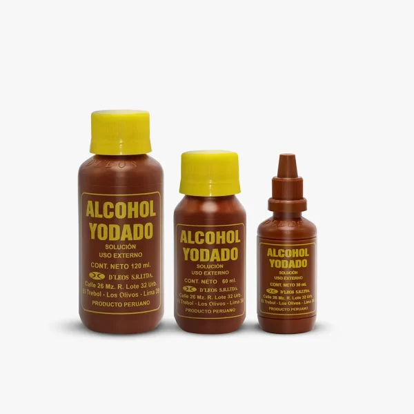 ALCOHOL YODADO CONT.NETO 30 ML...venta x 1unidad