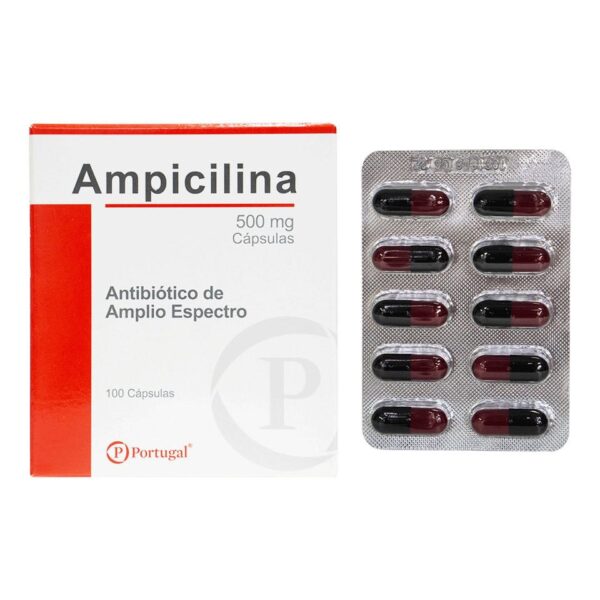 AMPICILINA 500 MG X 100 CAPSU...venta x 1unidad