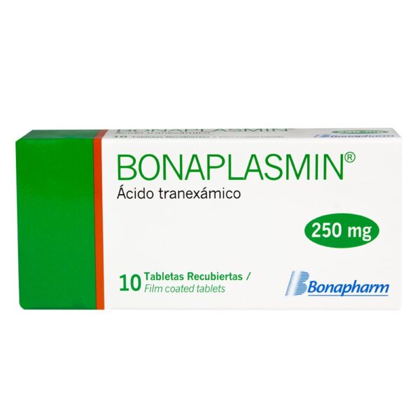 BONAPLASMIN (ÁCIDO TRANEXÁMICO 250 MG)...venta x 1unidad