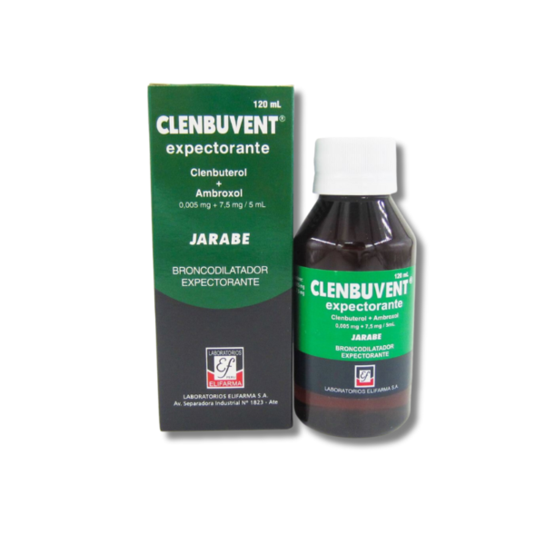 CLENBUVENT EXPECTORANTE JARABE CONT.NETO 120 ML...venta x 1unidad