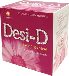 DESI-D-1.5(LEVONORGESTREL) DIA SIGUIENTE...venta x 1unidad