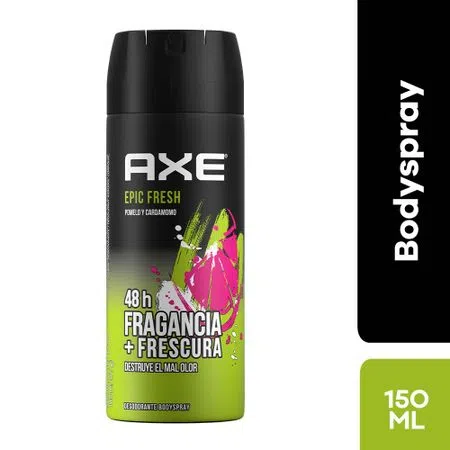 DESODORANTE AXE SPRAY EPIC FREH CONT.NETO 150 ML ... venta x 1unidad