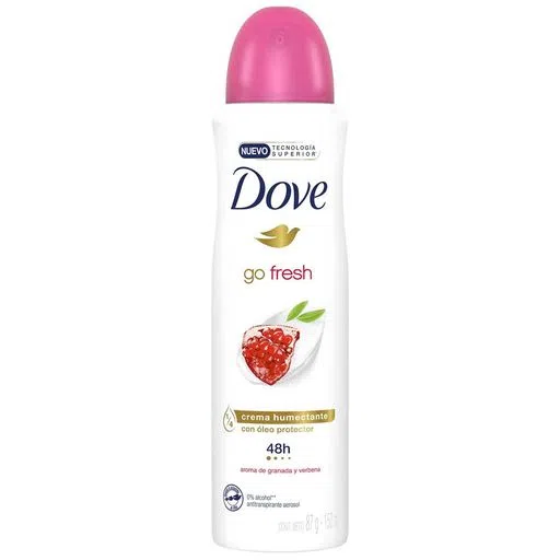 DESODORANTE DOVE SPRAY GO FRESH  CONT NETO 150 ML....venta x 1 unidad