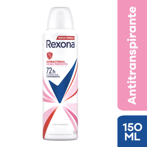 DESODORANTE REXONA SPRAY TONO PERFECTO CONT.NETO 150 ML...venta x 1unidad