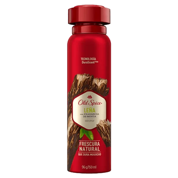 DESODORANTE SPRAY OLD SPICE LEÑA...venta x 1unidad