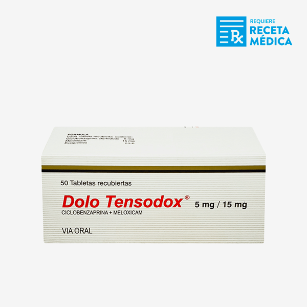 DOLO TENSODOX X 5MG/15MG X10 TAB...venta x 1unidad