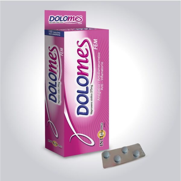 DOLOMES (NAPROXENO SODICO 275MG) TABLETAS...venta x 1unidad