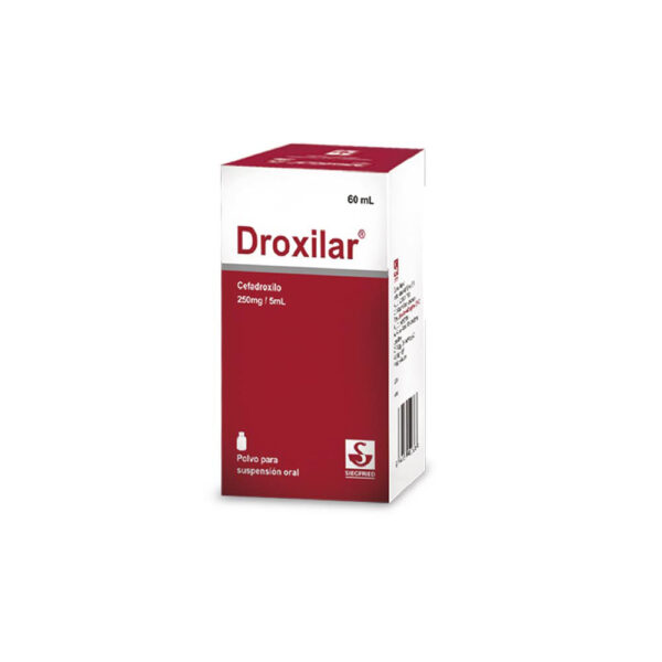 DROXILAR (CEFADROXILO 250 MG/5ML).............VENTA X UNA UNIDAD