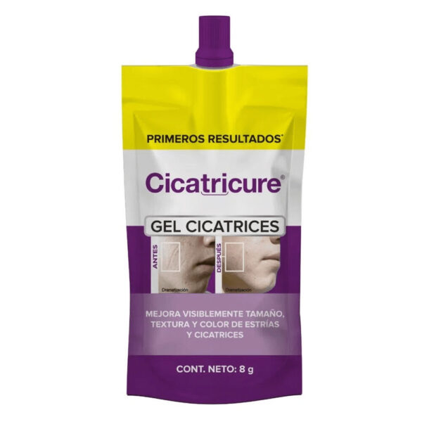 GEL CICATRICURE EN SACHET CONT.NETO 8 GR...venta x 1unidad