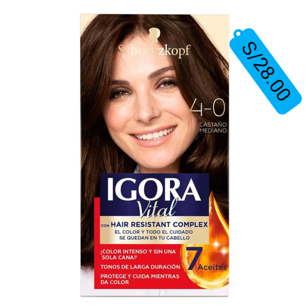 IGORA VITAL 4-0 ( CASTAÑO MEDIANO)...venta x 1unidad