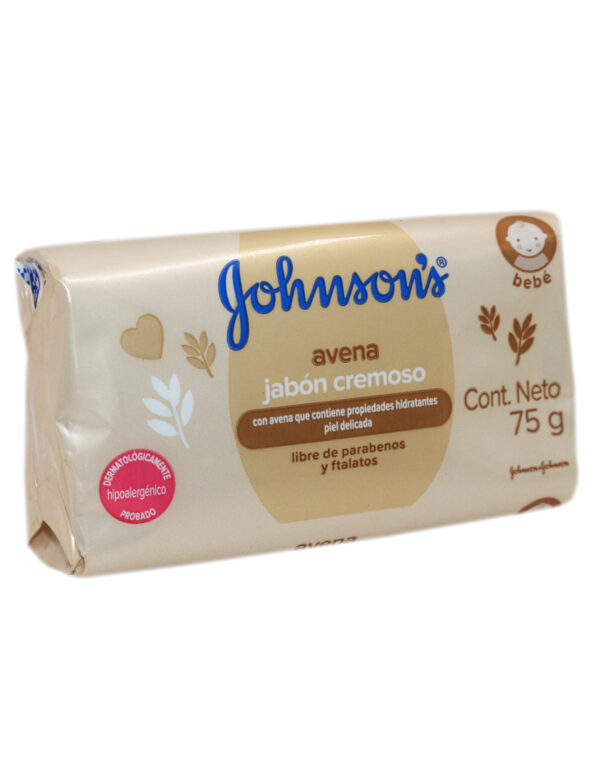 JABON JHONSON AVENA CONT.NETO 75 GR...venta x 1unidad