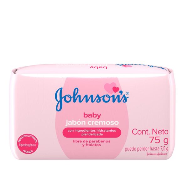 JABON JHONSON CREMOSO ROSADO CONT.NETO 75 GR...venta x 1unidad