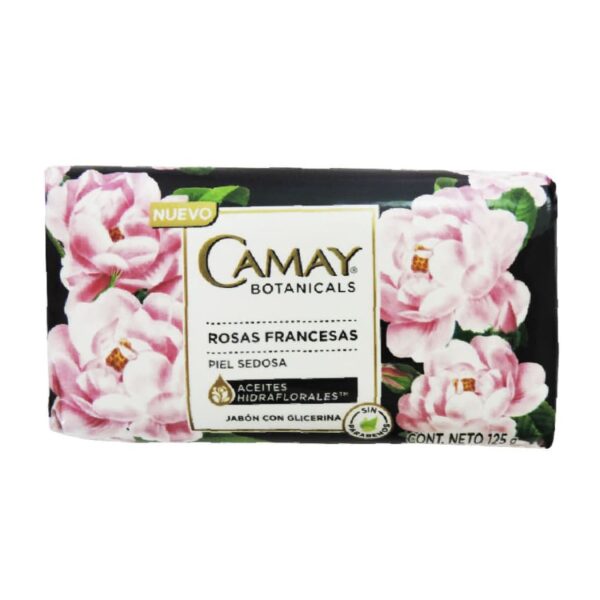 JABONCILLO CAMAY BOTANICALS ROSAS FRANCESAS CONT.NETO 85 GR...venta x 1unidad