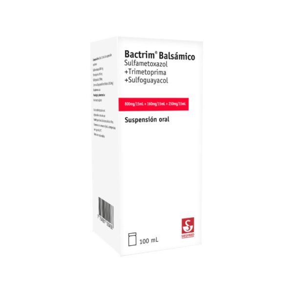 JARABE BACTRIN BALSAMICO (SULFA+TRIMETOPRINA+SULFOGUAYACOL)...venta x 1unidad