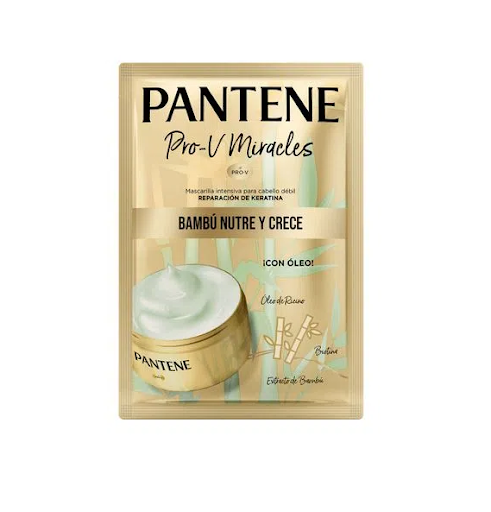 MASCARILLA PANTENE EN SACHET BAMBÚ NUTRE Y CRECE CONT.NETO 30 ML...venta x 1unidad