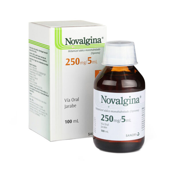 NOVALGINA JARABE 250 MG /5 ML X 100 ML...venta x 1unidad